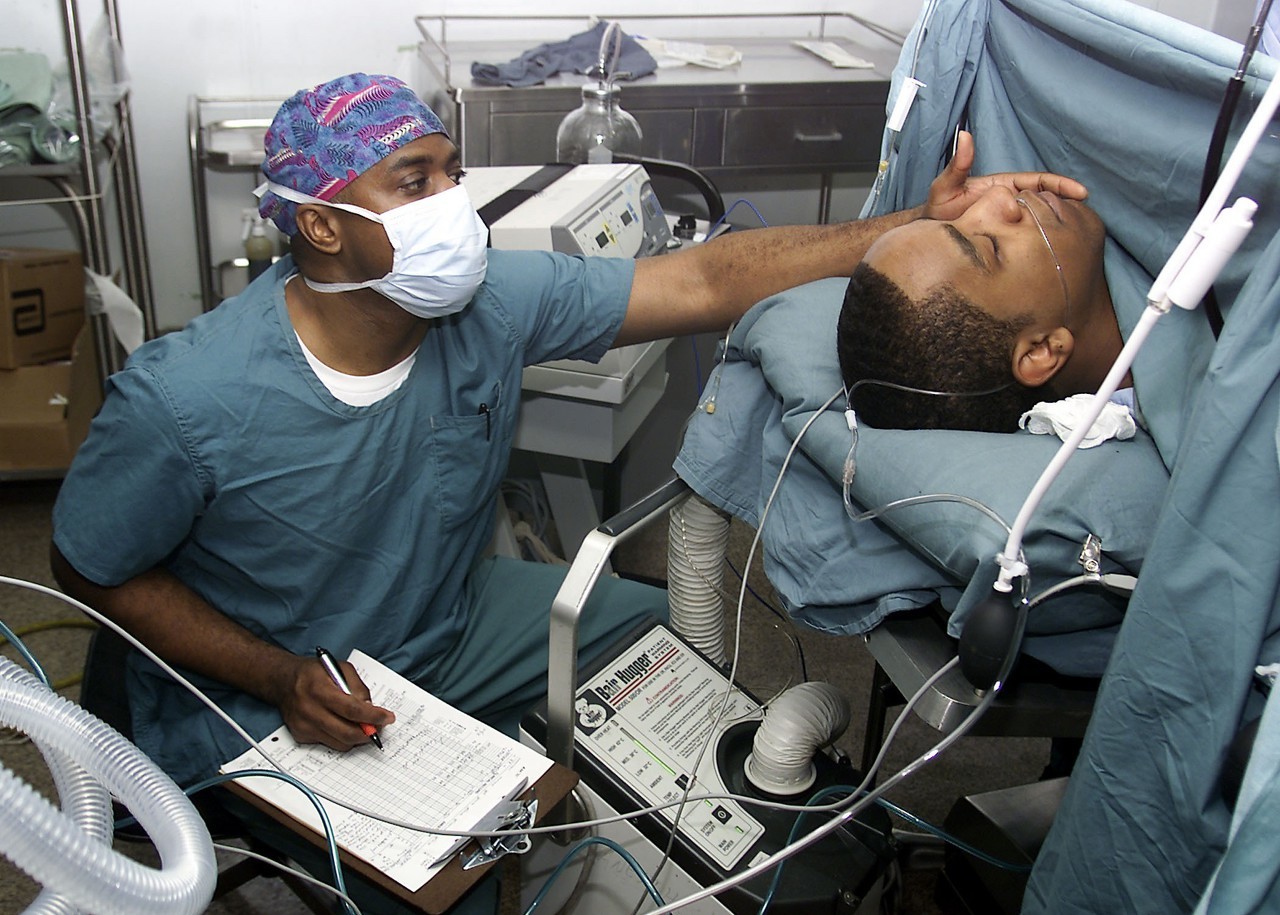 Doctor Checking a Patient in Emergency Room